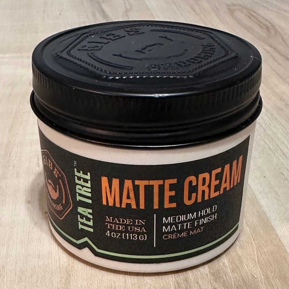 GIBS Tea Tree Matte Cream High Hold Matte Finish 4 oz